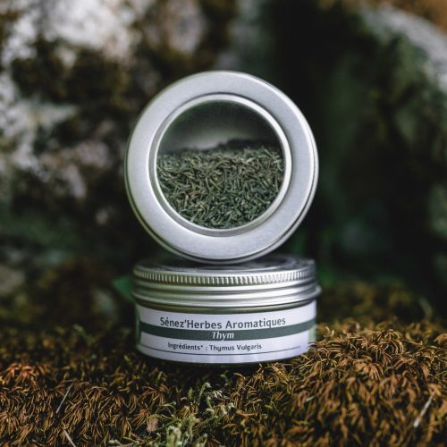 Boîte d'herbes aromatiques, thym