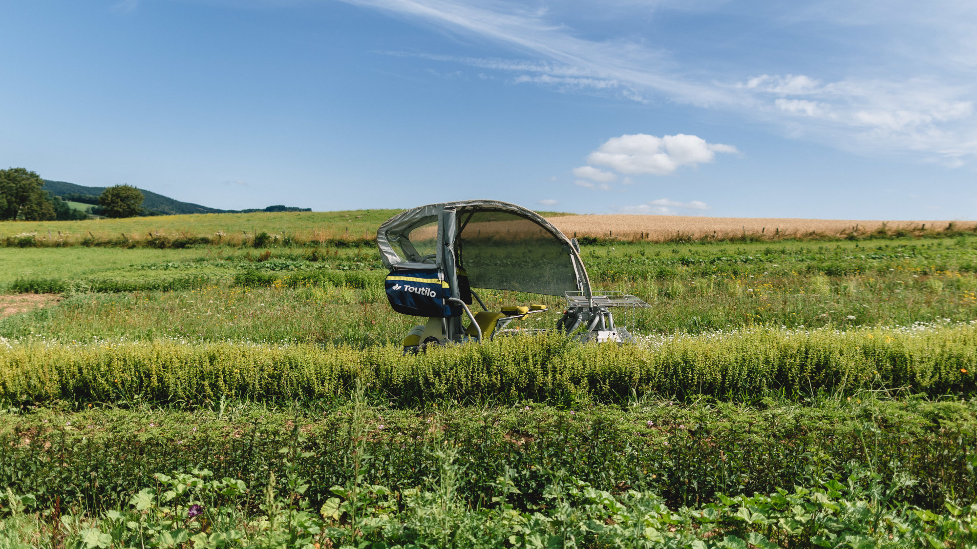 Une ferme dans un milieu préservé