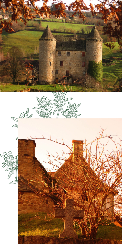 Points de vue sur le village de Sénezergues