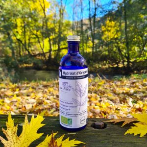 Flacon de 200 ml d'hydrolat d'origan bio produit par Sem'Arôme